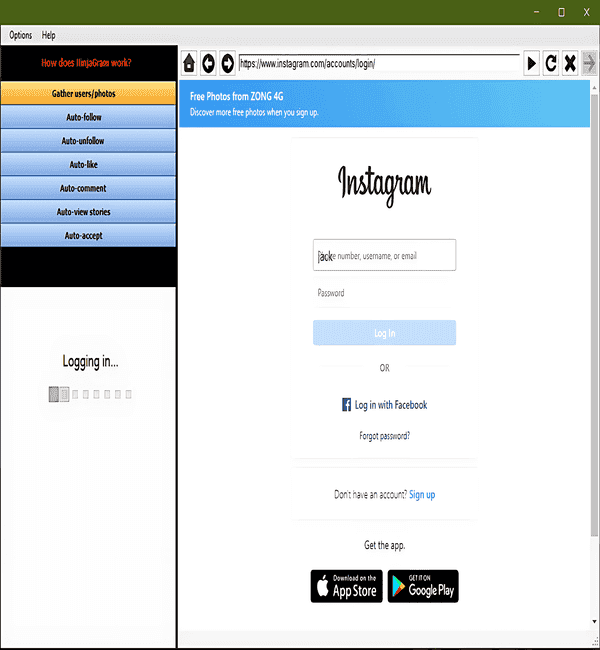 NinjaGram 7.9.2.7 (Bot para Instagram) Vitalício - Imagem 2